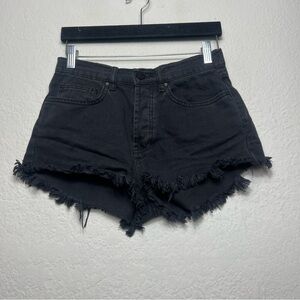 Billabong Cut Off Raw Hem Button Fly Shorts